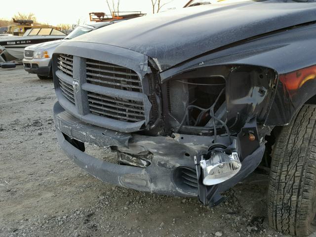 1D7HA16K88J139805 - 2008 DODGE RAM 1500 S BLACK photo 9