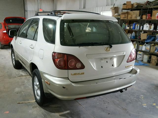 JT6HF10U4X0022157 - 1999 LEXUS RX 300 CREAM photo 3