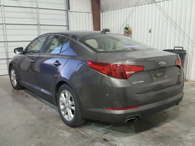 5XXGM4A74CG063983 - 2012 KIA OPTIMA LX GRAY photo 3