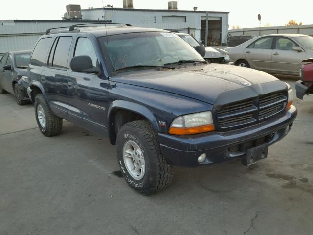 1B4HS28Y8XF662271 - 1999 DODGE DURANGO BLUE photo 1