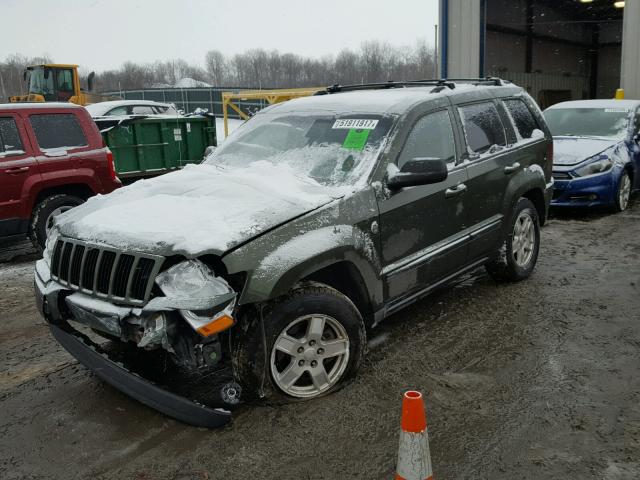 1J8HR48PX7C700174 - 2007 JEEP GRAND CHER GREEN photo 2