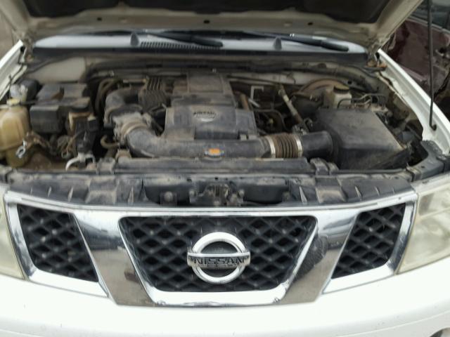 5N1AR18U96C676909 - 2006 NISSAN PATHFINDER WHITE photo 7