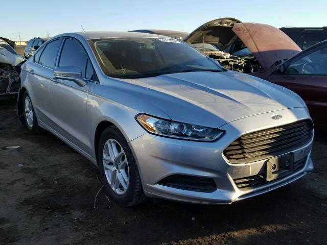 3FA6P0HR5DR343682 - 2013 FORD FUSION SE SILVER photo 1