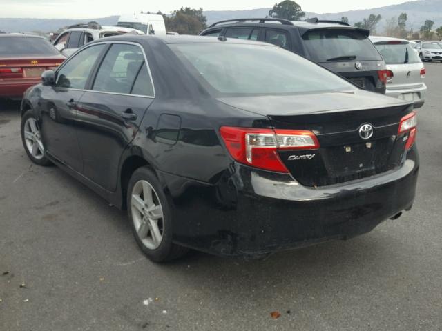 4T1BF1FK1CU074848 - 2012 TOYOTA CAMRY BASE BLACK photo 3