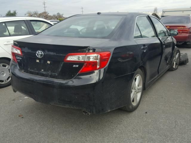 4T1BF1FK1CU074848 - 2012 TOYOTA CAMRY BASE BLACK photo 4