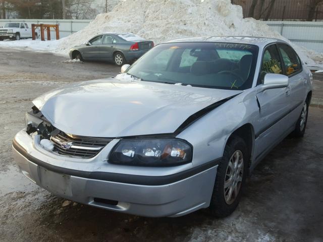 2G1WF52E139373663 - 2003 CHEVROLET IMPALA SILVER photo 2