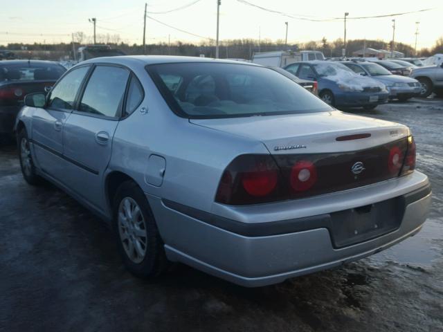 2G1WF52E139373663 - 2003 CHEVROLET IMPALA SILVER photo 3