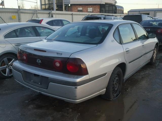 2G1WF52E139373663 - 2003 CHEVROLET IMPALA 银色 照片 4