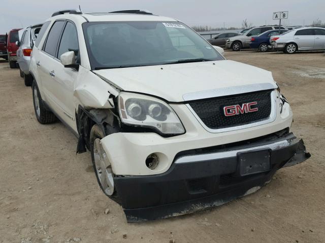 1GKER23788J195615 - 2008 GMC ACADIA SLT WHITE photo 1