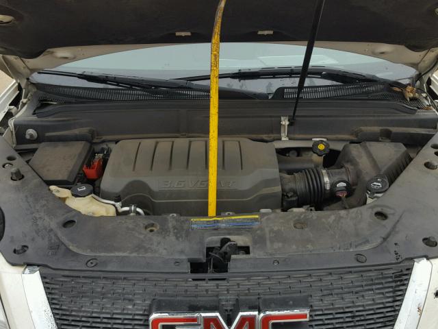 1GKER23788J195615 - 2008 GMC ACADIA SLT თეთრი ფოტო 7