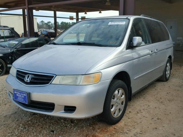 5FNRL18664B091361 - 2004 HONDA ODYSSEY EX SILVER photo 2