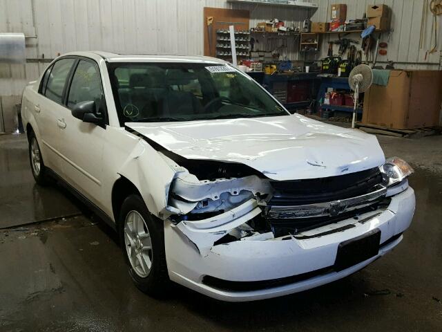 1G1ZT54855F295363 - 2005 CHEVROLET MALIBU LS WHITE photo 1