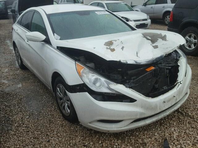 5NPEB4ACXDH517945 - 2013 HYUNDAI SONATA GLS WHITE photo 1