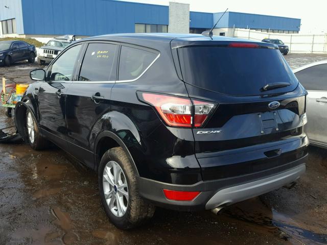 1FMCU0GD8HUB78913 - 2017 FORD ESCAPE SE BLACK photo 3