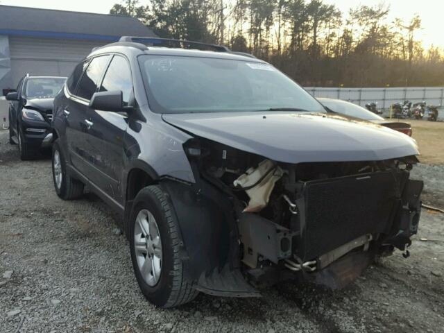 1GNKRFED5CJ335256 - 2012 CHEVROLET TRAVERSE L GRAY photo 1