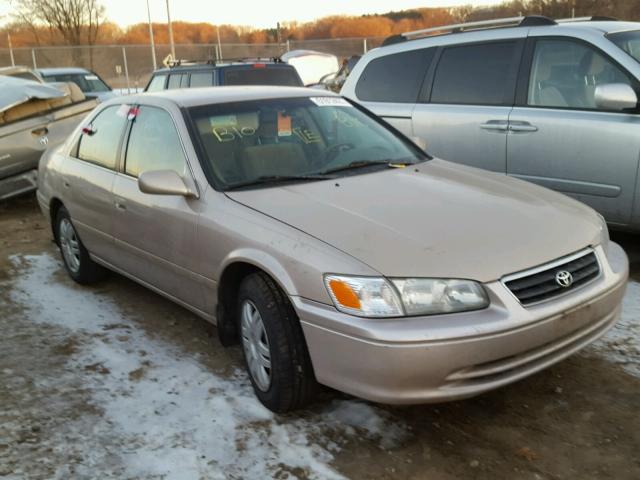 4T1BG22K81U117586 - 2001 TOYOTA CAMRY CE TAN photo 1