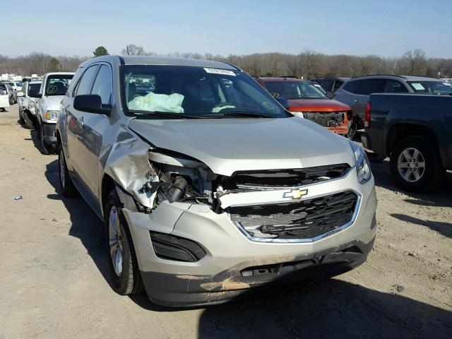 2GNALBEK1G1109932 - 2016 CHEVROLET EQUINOX LS SILVER photo 1