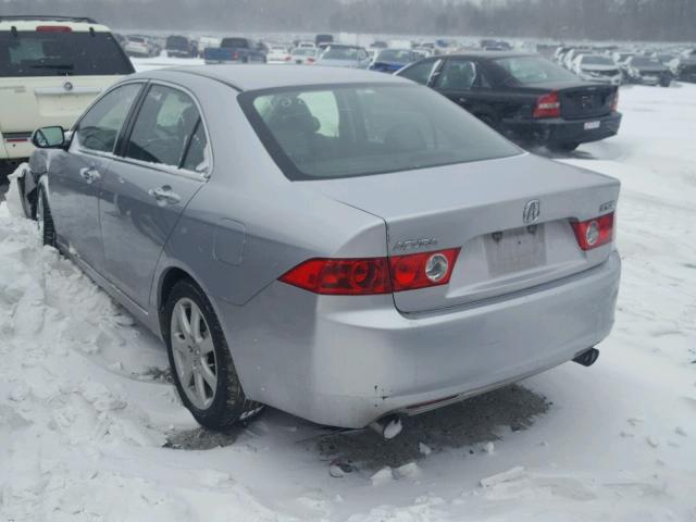 JH4CL95834C004117 - 2004 ACURA TSX SILVER photo 3