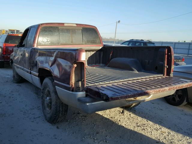 3B7HC13Y91G753654 - 2001 DODGE RAM 1500 BURGUNDY photo 3