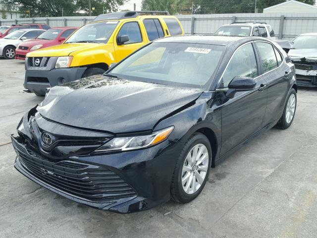 4T1B11HK7JU538671 - 2018 TOYOTA CAMRY L BLACK photo 2