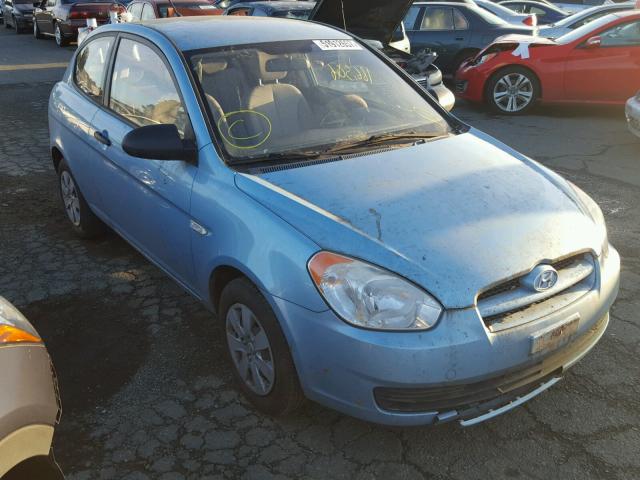 KMHCM36C78U099033 - 2008 HYUNDAI ACCENT GS BLUE photo 1