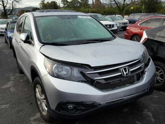 2HKRM3H51EH555854 - 2014 HONDA CR-V EX SILVER photo 1