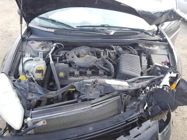 1B3EL56R12N214647 - 2002 DODGE STRATUS ES BLACK photo 7