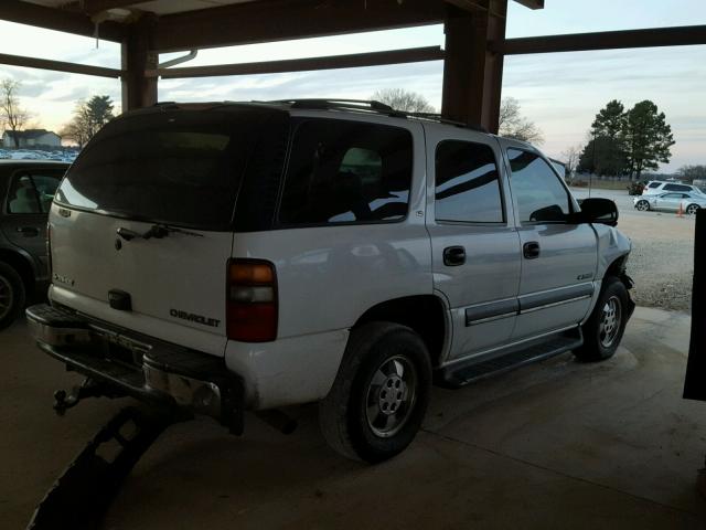 1GNEC13Z02J171462 - 2002 CHEVROLET TAHOE C150 WHITE photo 4