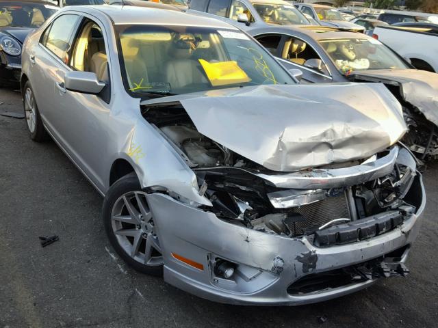 3FAHP0JA3AR321141 - 2010 FORD FUSION SEL SILVER photo 1