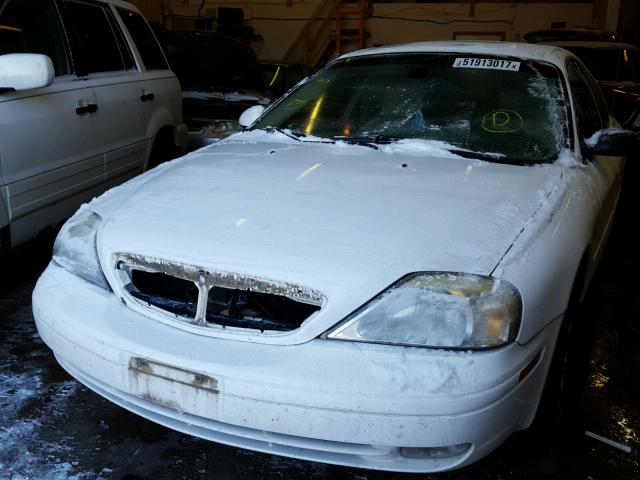 1MEFM55S4YG602357 - 2000 MERCURY SABLE LS P WHITE photo 2