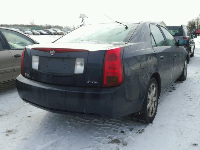 1G6DM57NX30157885 - 2003 CADILLAC CTS BLUE photo 4