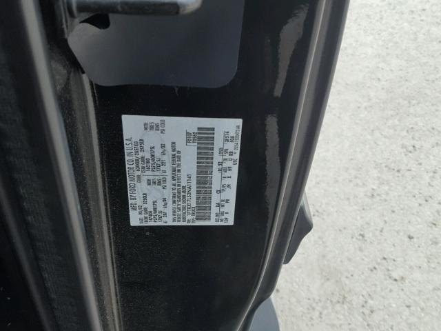 1FTRX17L53NA11141 - 2003 FORD F150 BLACK photo 10