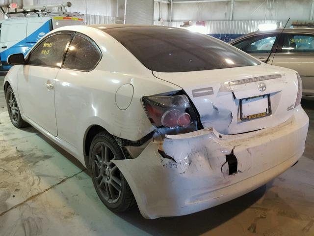 JTKDE167X80266448 - 2008 TOYOTA SCION TC WHITE photo 3