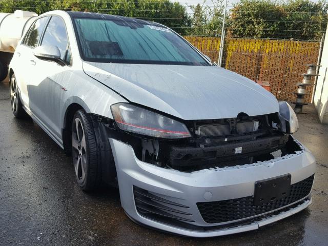 3VW447AU4HM072678 - 2017 VOLKSWAGEN GTI S/SE SILVER photo 1