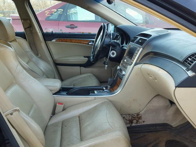 19UUA66295A040932 - 2005 ACURA TL BLACK photo 5