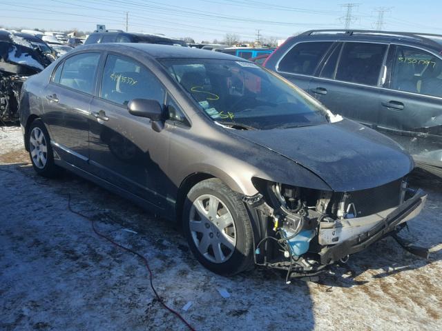 19XFA1F57AE014521 - 2010 HONDA CIVIC LX GRAY photo 1