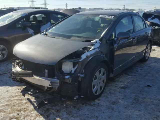 19XFA1F57AE014521 - 2010 HONDA CIVIC LX GRAY photo 2