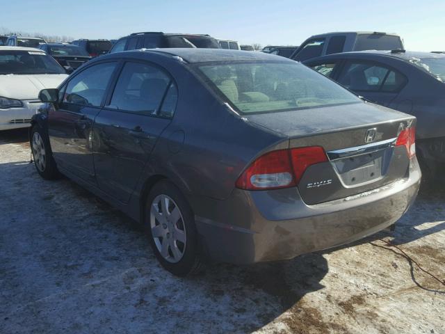 19XFA1F57AE014521 - 2010 HONDA CIVIC LX GRAY photo 3