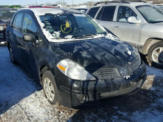 3N1CC11E09L502028 - 2009 NISSAN VERSA S BLACK photo 1