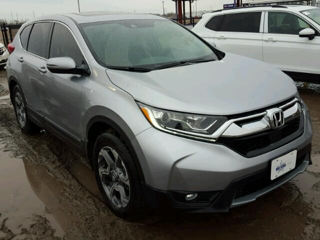 7FARW1H81HE017834 - 2017 HONDA CR-V EXL SILVER photo 1