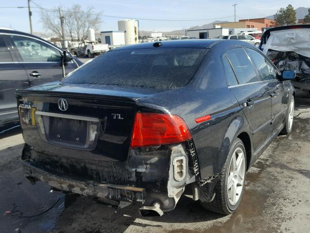 19UUA66235A056351 - 2005 ACURA TL BLACK photo 4