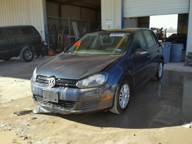 WVWDB7AJ9DW132379 - 2013 VOLKSWAGEN GOLF BLUE photo 2