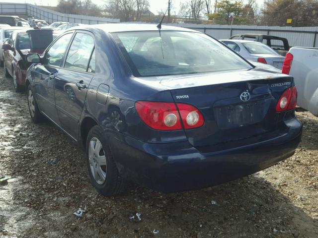 1NXBR32E45Z487921 - 2005 TOYOTA COROLLA CE BLUE photo 3