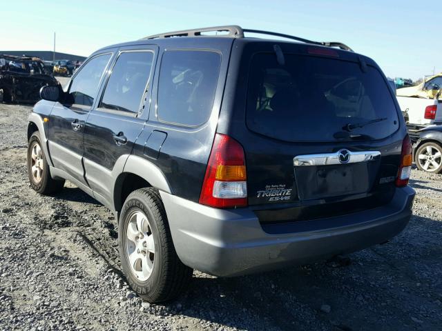 4F2CU081X1KM11555 - 2001 MAZDA TRIBUTE LX BLACK photo 3