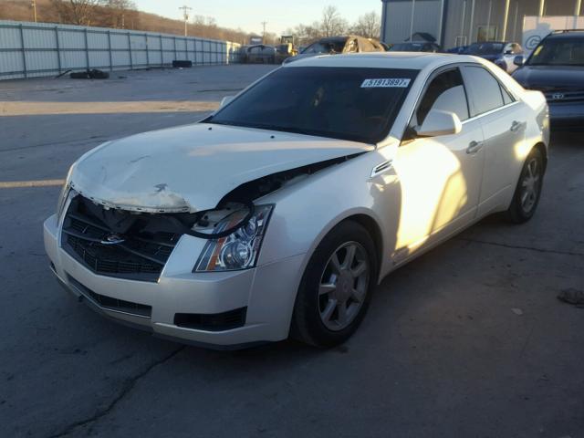 1G6DV57V080156054 - 2008 CADILLAC CTS HI FEA WHITE photo 2