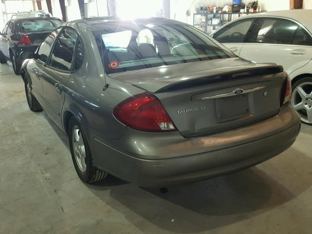 1FAFP55S83A158989 - 2003 FORD TAURUS SES GRAY photo 3