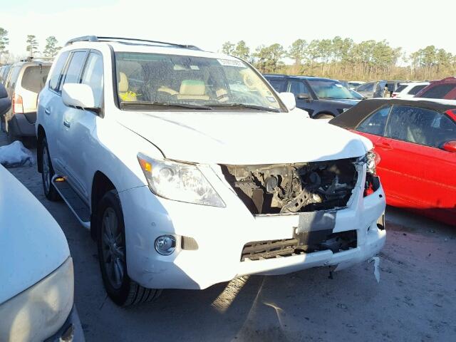 JTJHY7AX2B4078465 - 2011 LEXUS LX 570 WHITE photo 1