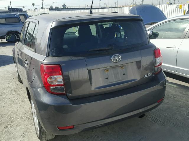 JTKKU4B49AJ057502 - 2010 TOYOTA SCION XD SILVER photo 3