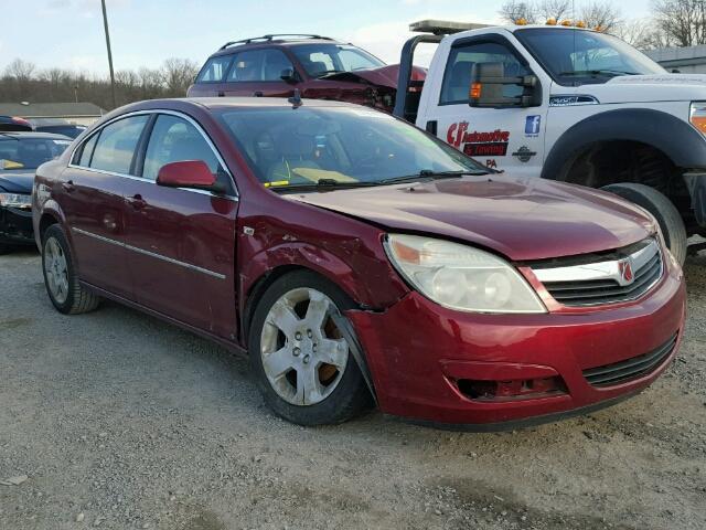 1G8ZS57N68F285287 - 2008 SATURN AURA XE RED photo 1