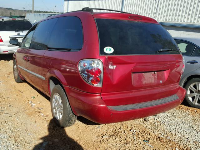 2B8GP44311R275420 - 2001 DODGE GRAND CARA RED photo 3